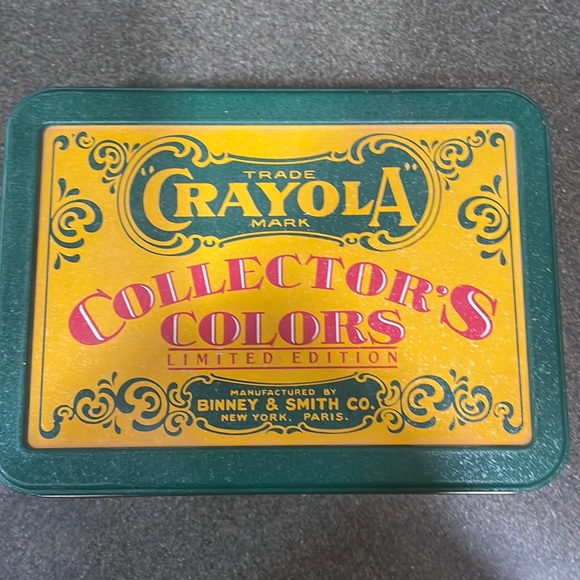 Two 1991 Crayola collection colors limited edition tin. Unused Sold together - Picture 1 of 9